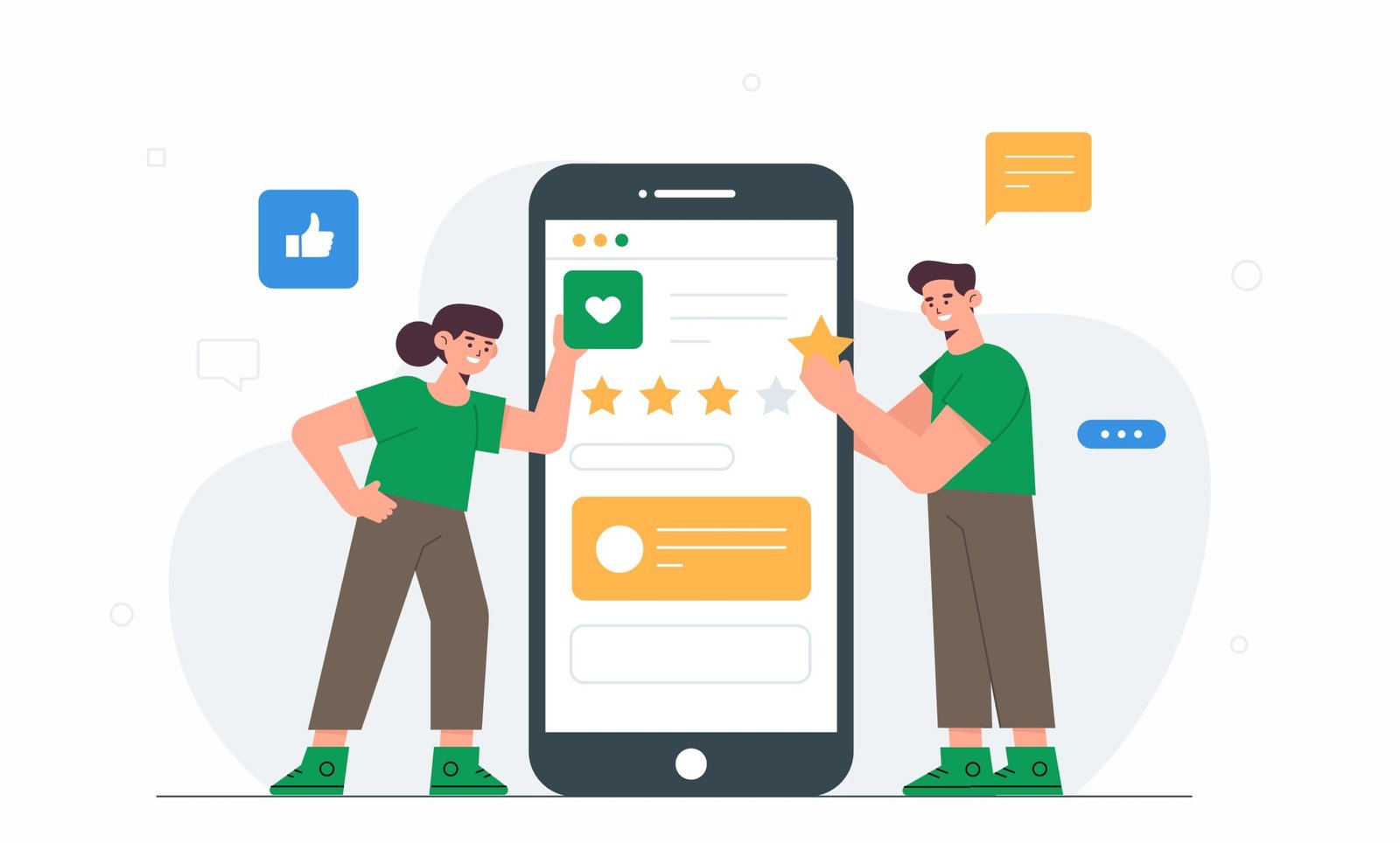 Happy dental patient with 5 star Google reviews on mobile screen