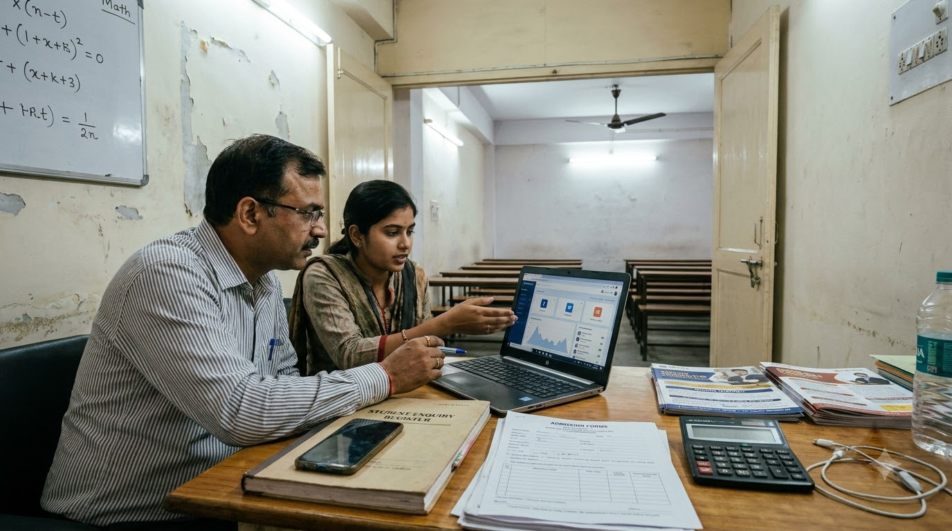 Excellence Coaching Patna social media marketing case study by Vyapar Wallah